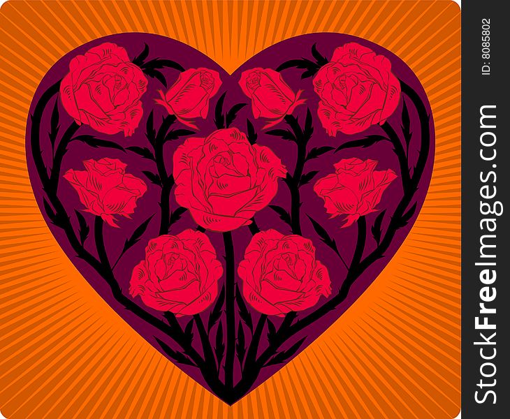 Valentine S Floral Heart