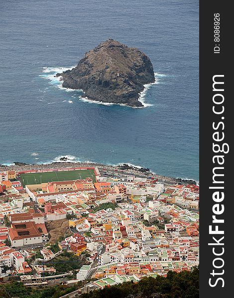 Small city Garachico on Canary island. Small city Garachico on Canary island