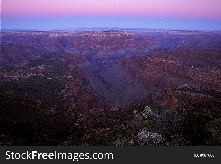 The Approaching Dawn-Grand Canyon