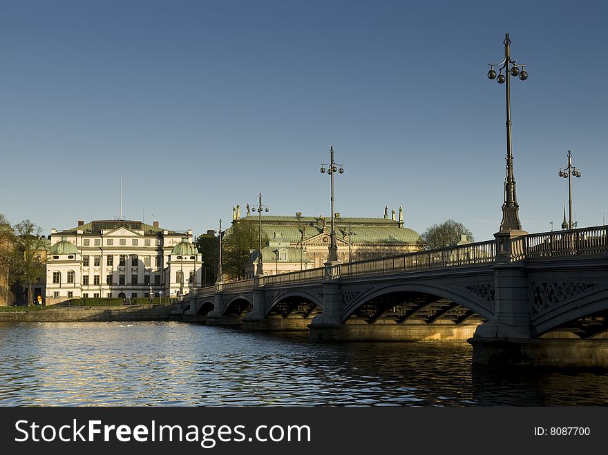 Old Town In Stockholm