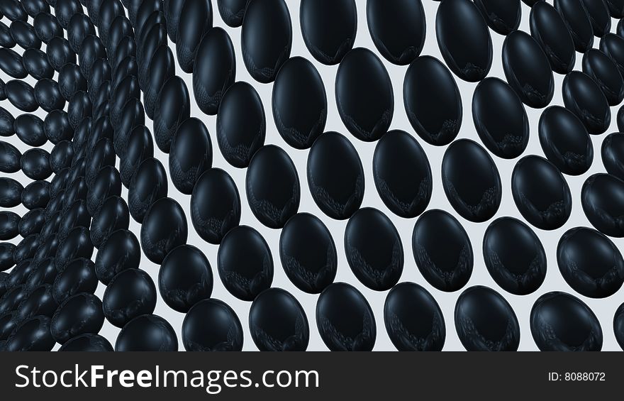 Background with balls in motion