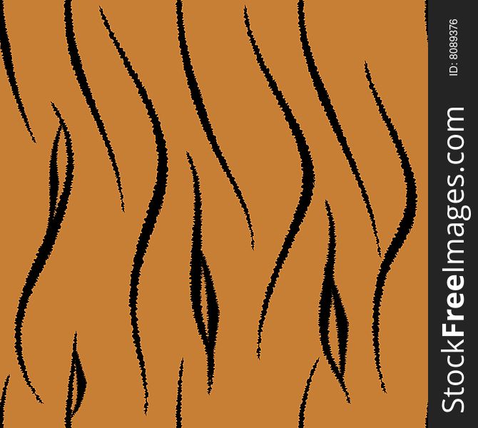 Tiger brown skin seamless pattern. Tiger brown skin seamless pattern.