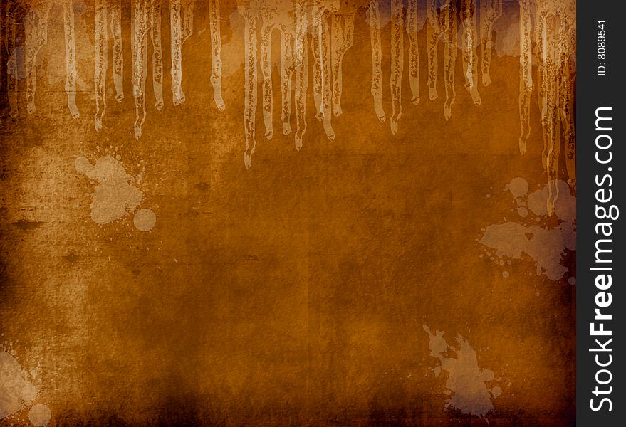 Brown background with bright effects. Abstract illustration. Brown background with bright effects. Abstract illustration