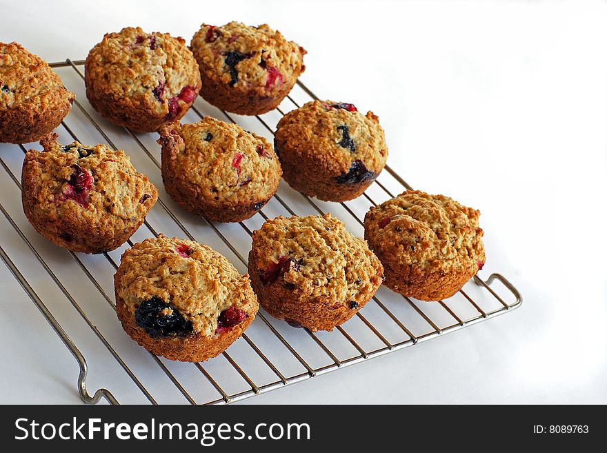 Homemade Cranberry-Blueberry muffins packed with the goodness of fiber help to keep junk food cravings at bay. Homemade Cranberry-Blueberry muffins packed with the goodness of fiber help to keep junk food cravings at bay.