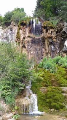 Waterfall Pișoaia Stock Image Waterfall Pișoaia Stock Image