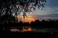 Sunset And Boat Royalty Free Stock Photos Sunset And Boat Royalty Free Stock Photos