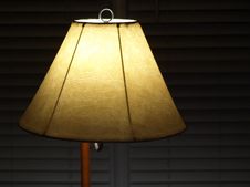 Lamp Shade With Blinds Royalty Free Stock Photography Lamp Shade With Blinds Royalty Free Stock Photography
