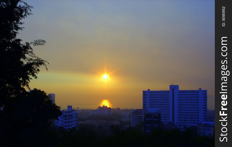 Photo taken on the hill, above Pattaya (Thailand). Photo taken on the hill, above Pattaya (Thailand)