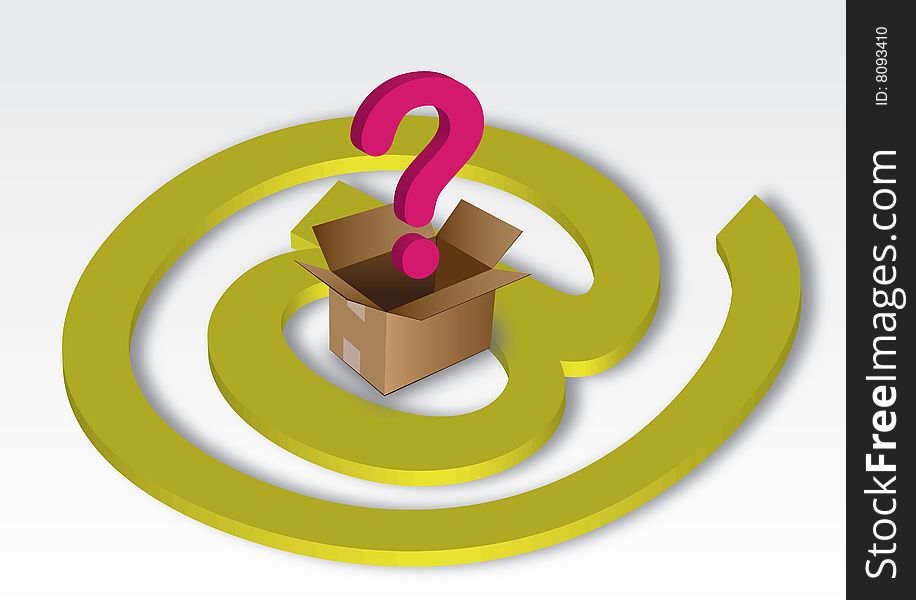 Open Box with question mark