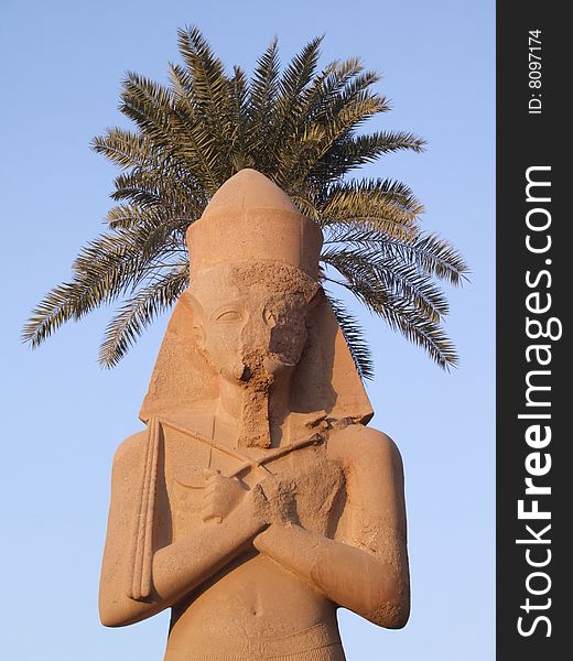 Statue of Ramses II at Karnak Temple. Statue of Ramses II at Karnak Temple