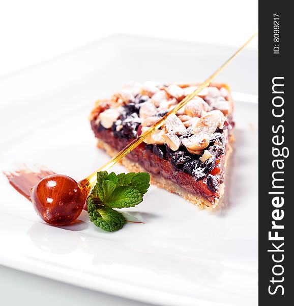 Chocolate Shortcake With Dried Fruit And Nuts