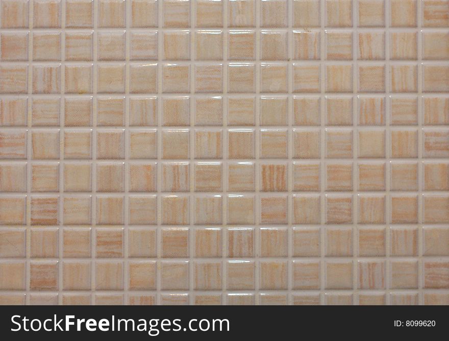 Close up beige background with tiles