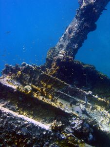Ship Wreck Virgin Islands, Caribbean Royalty Free Stock Photo Ship Wreck Virgin Islands, Caribbean Royalty Free Stock Photo