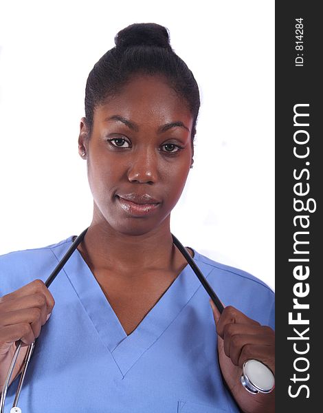 African American Medical Worker - Nurse - Doctor. African American Medical Worker - Nurse - Doctor