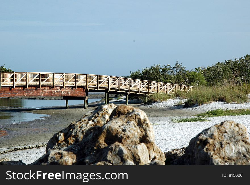 Beach bridge