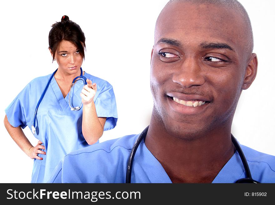 Man and Woman Medical Field