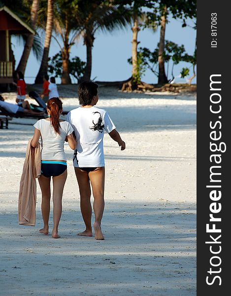 Beach scence in afternoon  Pulua Redang, Malaysia. Beach scence in afternoon  Pulua Redang, Malaysia