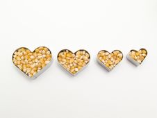 Heart Of Corn Stock Photography Heart Of Corn Stock Photography