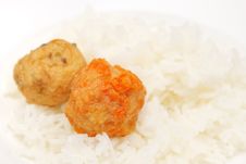 Meat Ball Rice Stock Images Meat Ball Rice Stock Images