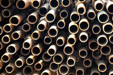 The Iron Tubes Royalty Free Stock Images The Iron Tubes Royalty Free Stock Images