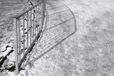 Railing Shadows Stock Photo Railing Shadows Stock Photo