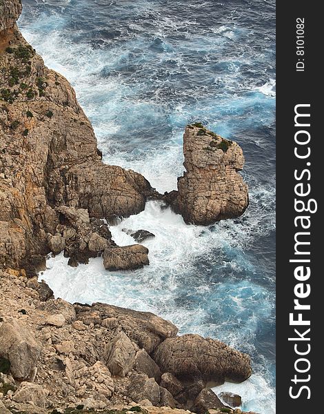 Coast Of The Spanish Island Of Majorca