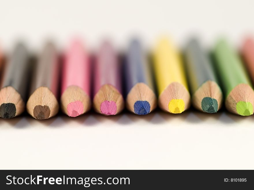 Colored pencil crayons