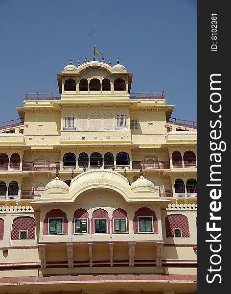 City Palace of Jaipur in Rajasthan, India. City Palace of Jaipur in Rajasthan, India