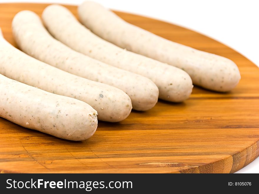 Sausage Isolated On A White Background