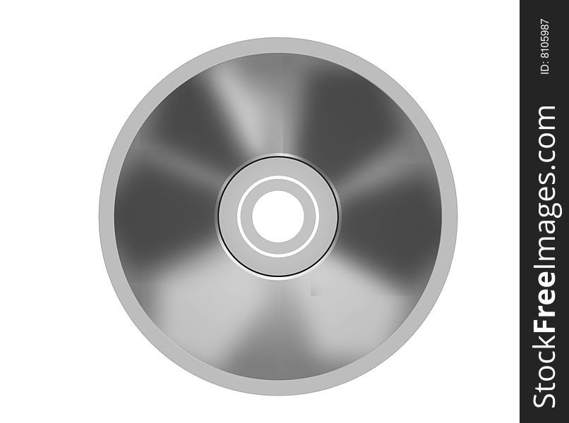 Silver Color CD or DVD