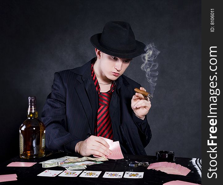 Picture of poker player