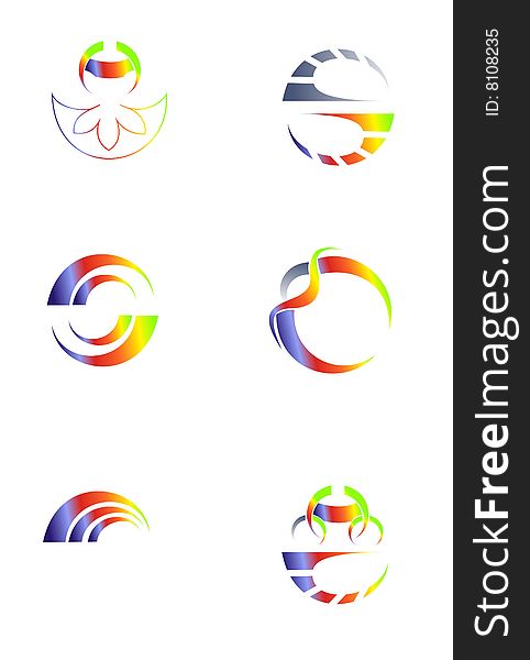Abstract Logo Design Elements