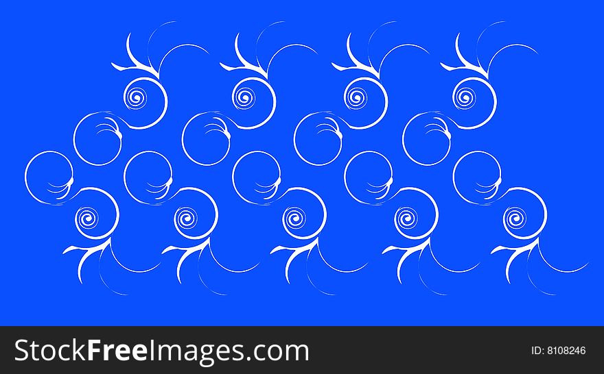 Abstract design element on blue background. vector illustration. Abstract design element on blue background. vector illustration