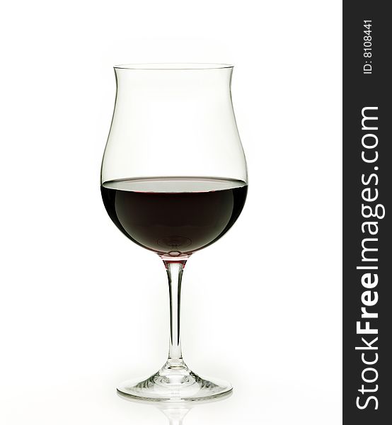 Red wine isolated on white background. Red wine isolated on white background