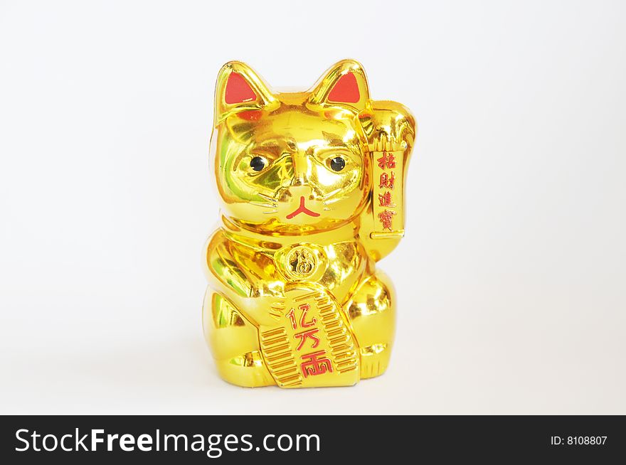 The golden color fortune catã€‚. The golden color fortune catã€‚