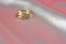 Heart Shaped Ring Isolated Royalty Free Stock Photos