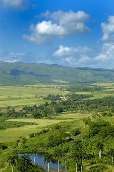 Cuban Countryside Landscape Stock Images