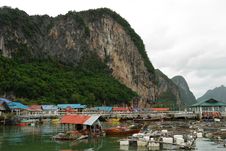 Village On Sea Near Royalty Free Stock Images Village On Sea Near Royalty Free Stock Images