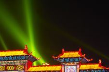 Night Scene In Chinese Lantern Festival Royalty Free Stock Photo Night Scene In Chinese Lantern Festival Royalty Free Stock Photo