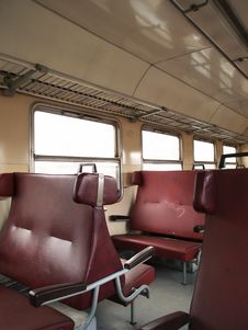 Interior Of Train Carriage Stock Photo Interior Of Train Carriage Stock Photo