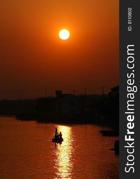 The Canal Town of ZHU JIA JIAO is very famous in China(Near Shanghai City). The Canal Town of ZHU JIA JIAO is very famous in China(Near Shanghai City).