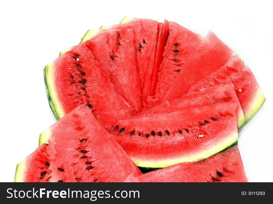 Appetizing, red, juicy, saccharine, water-melon