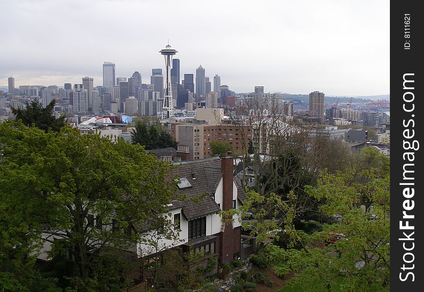 Image of downtown Seattle taken from Overlook Park on Queen Anne Hill. Image of downtown Seattle taken from Overlook Park on Queen Anne Hill.