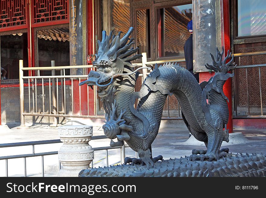 A Dragon in the Palace Museum,Beijing, China