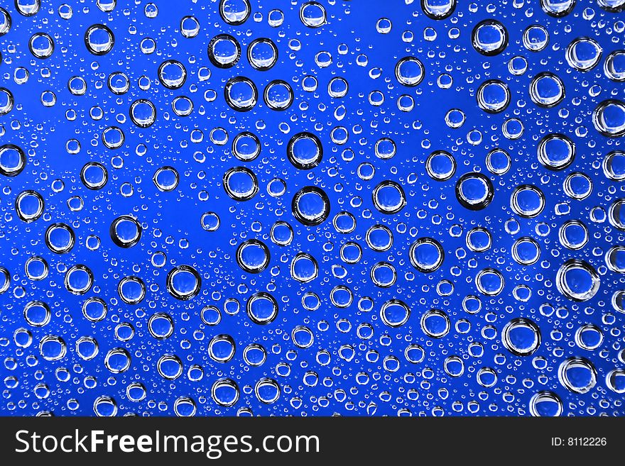 Abstract background with drops of water