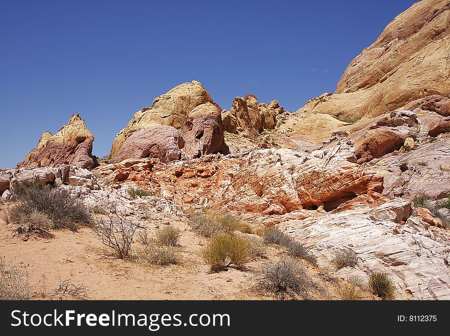 View of the Valley of Fire, Nevada
