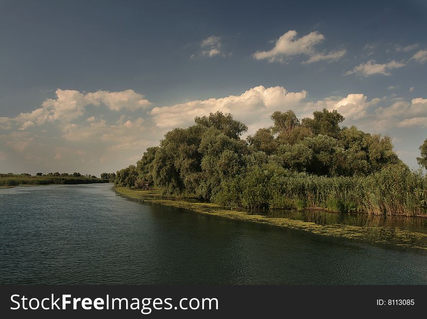 Danube Delta landscape