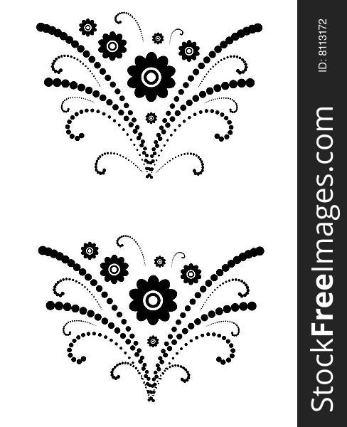 Flower Background, element for design, vector illustration