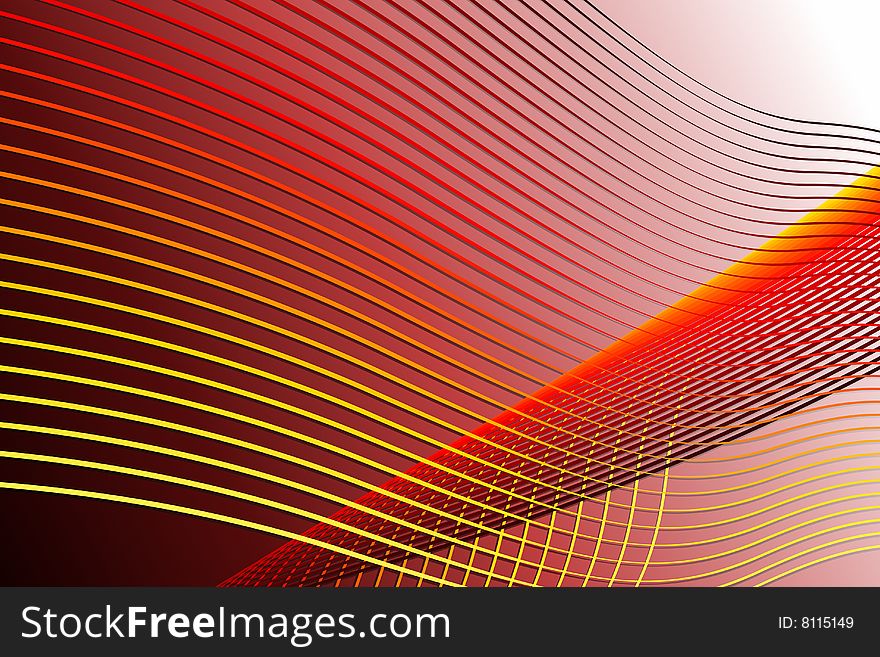 Vector illustration of Abstract Curves