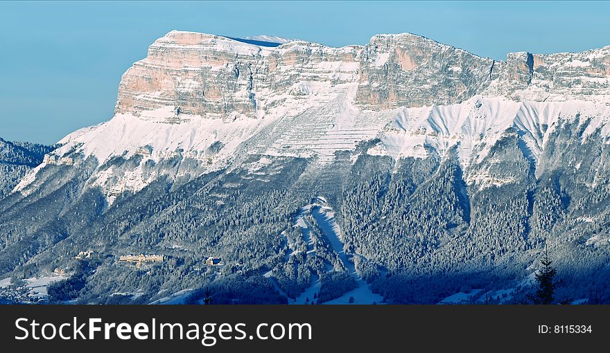 the Chartreuse in the French alps. the Chartreuse in the French alps